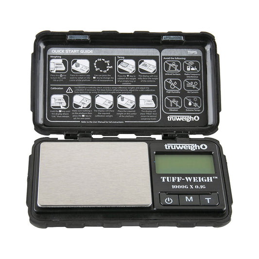1000g x 0.1g Black Truweigh Tuff Weigh Scale