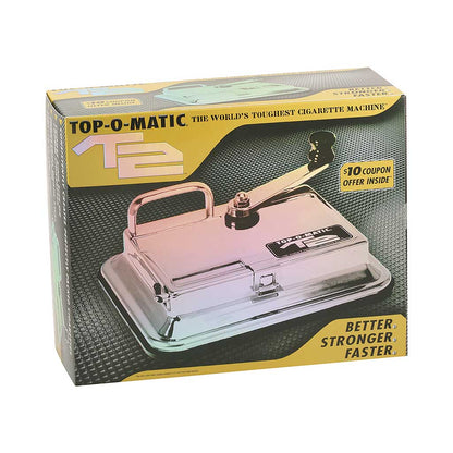 Top O Matic Chrome Cig. Machine For Kings Or 100s