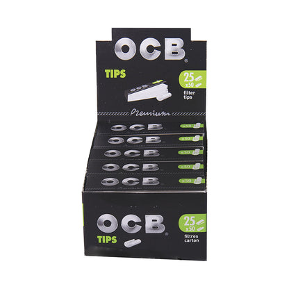 25ct. OCB Premium Flat Paper Tips