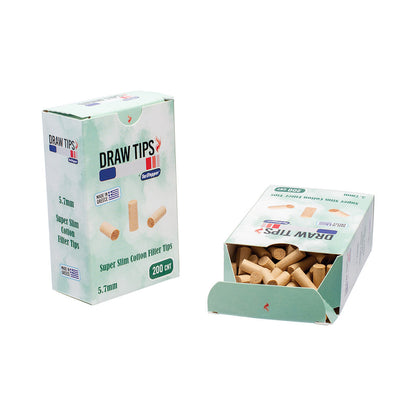 12ct. 200pcs EcoPaper Super Slim 5.7mm Filter Tips - by Tar