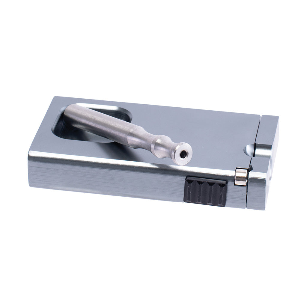 Silver Aluminum Dugout with Ashtray
