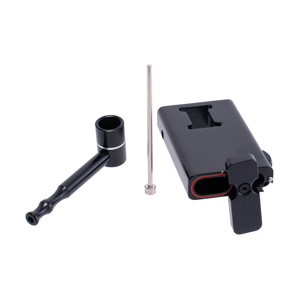 Black Aluminum Dugout with Pipe