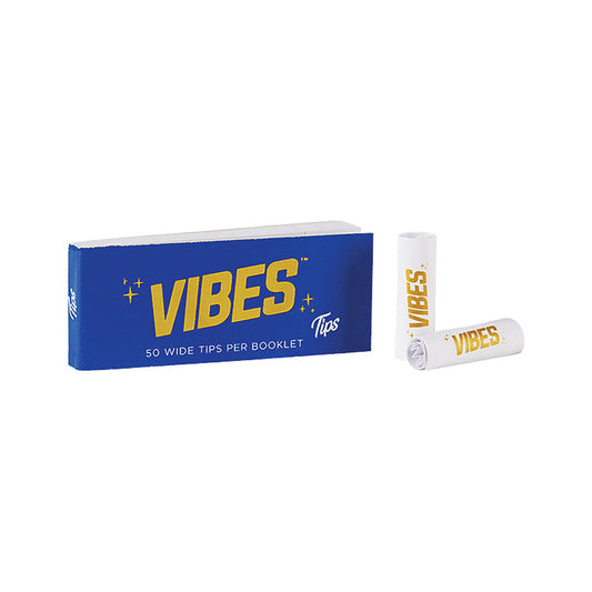 50ct Vibes Wide Tips White