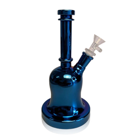 BELL SHAPED METALLIC GLASS BONG