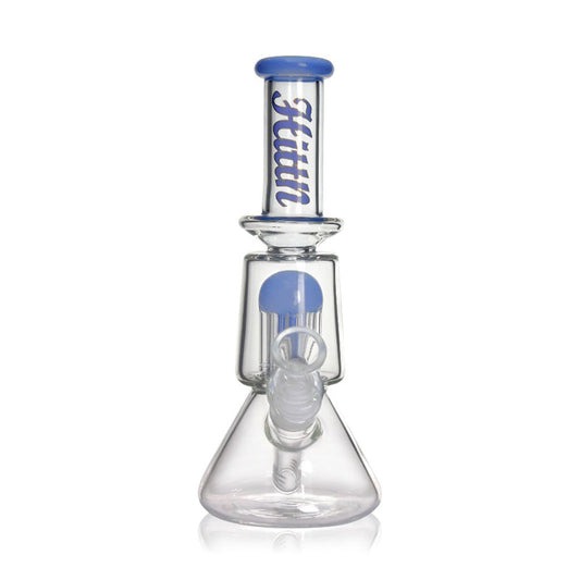 HITTN 8-ARM TREE PERC BEAKER BONG WITH SPLASH GUARD