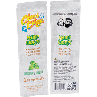 25 Ct. Cheech & Chong Hemp Wrap - Merry Mint