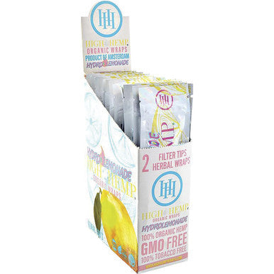 25 Ct. Hydro Lemonade High Hemp Wraps 2pc To Pk.